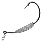 Reaction Tackle Lead Weighted Swimbait Hooks (10-PACK)