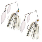 Reaction Tackle Tungsten Spinnerbait Jigs – 2-Pack, Double Willow Blade