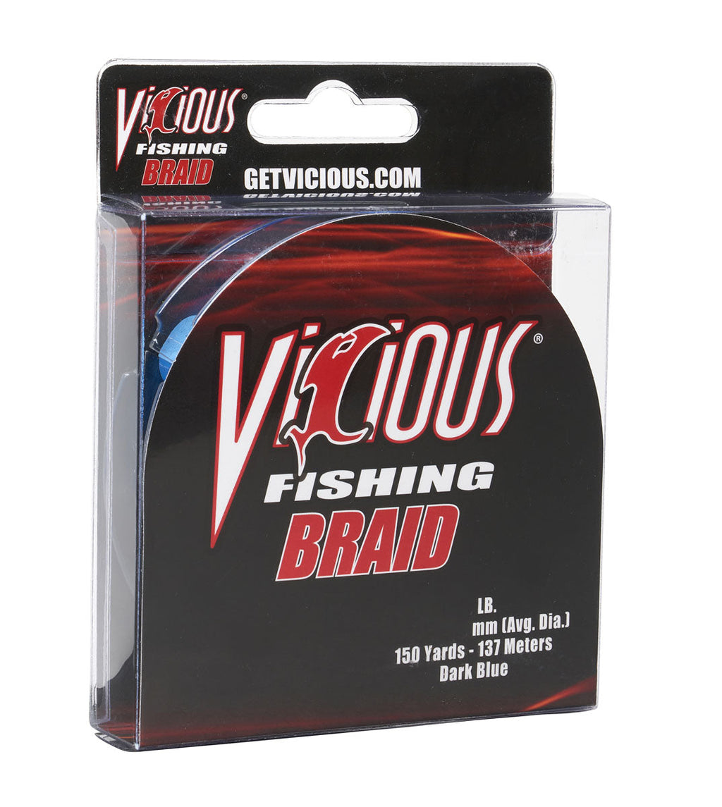 Vicious Standard Blue Braid - 10 Lb Test