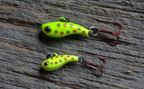 TUNGSTEN T-RIP CHARTREUSE WONDERBREAD GLOW MINI VIBE BAIT