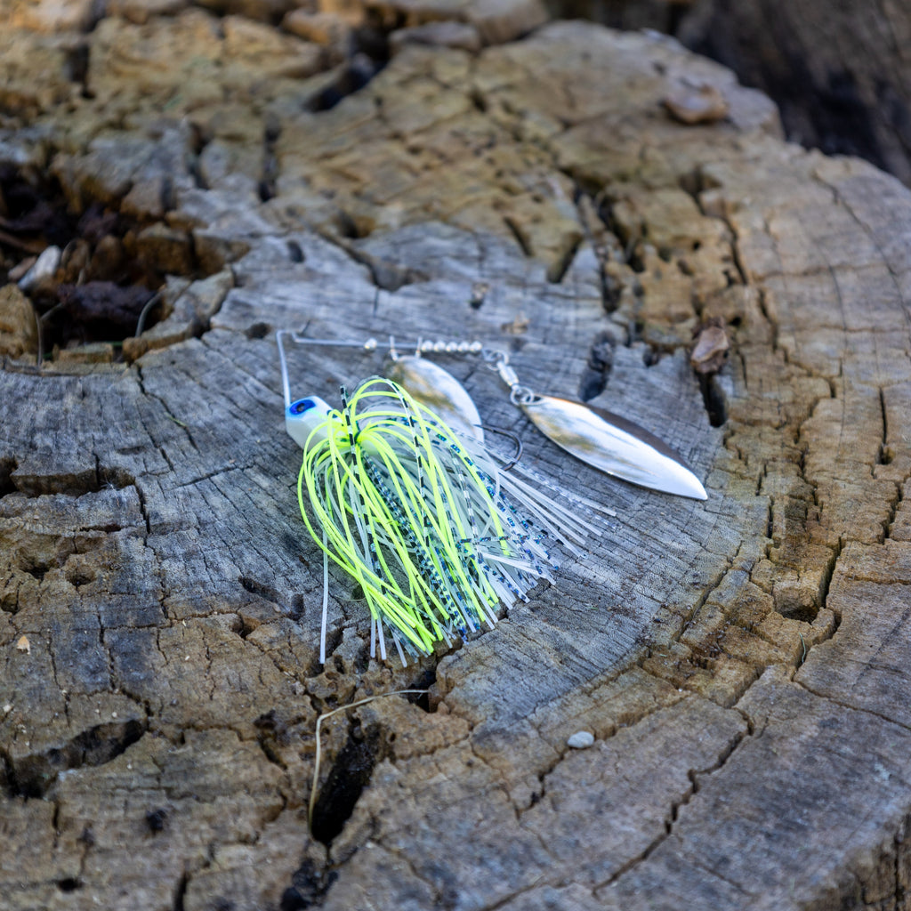 Reaction Tackle Tungsten Spinnerbait Jigs – 2-Pack, Double Willow Blade