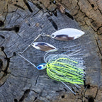 Reaction Tackle Tungsten Spinnerbait Jigs – 2-Pack, Double Willow Blade