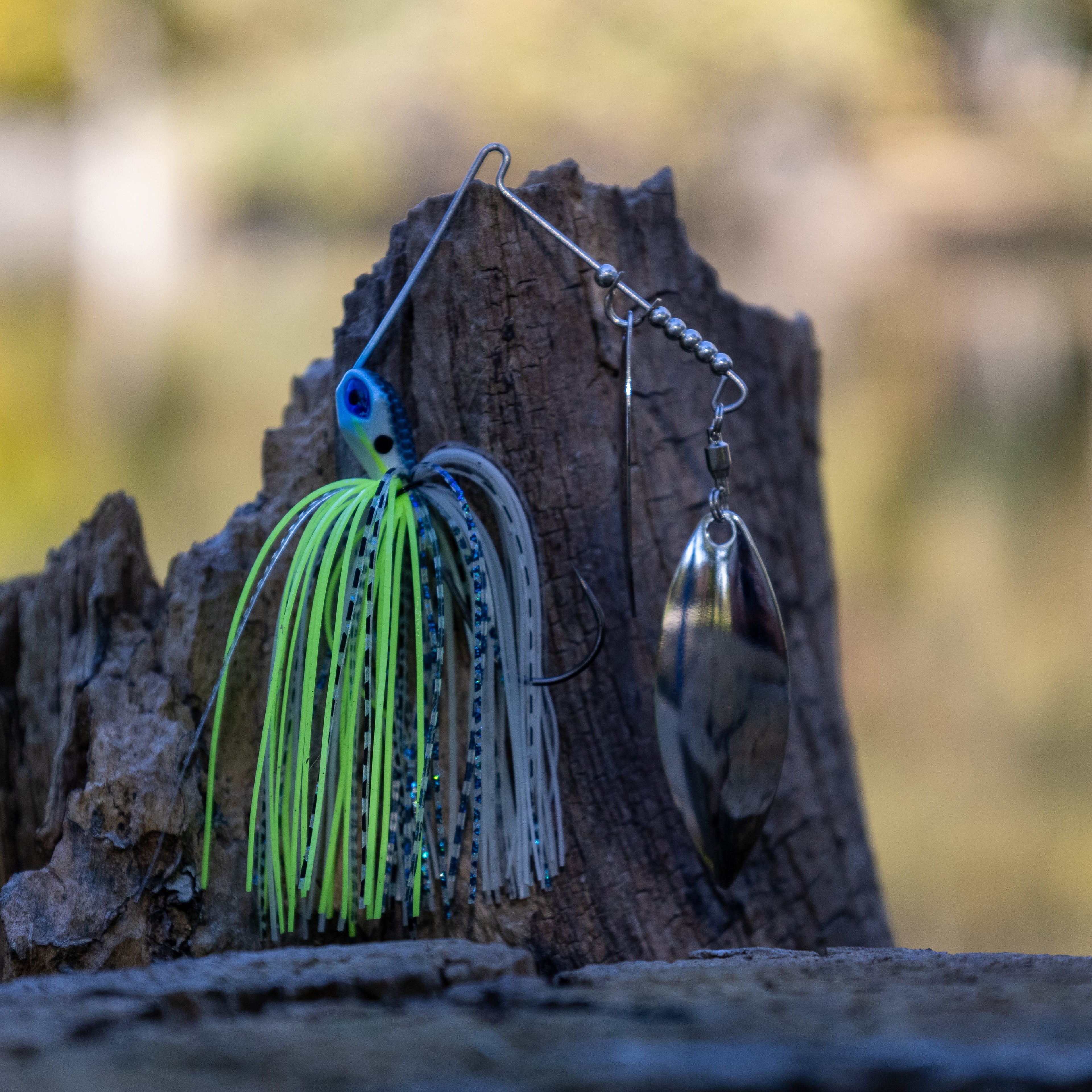 Reaction Tackle Tungsten Spinnerbait Jigs – 2-Pack, Double Willow Blade