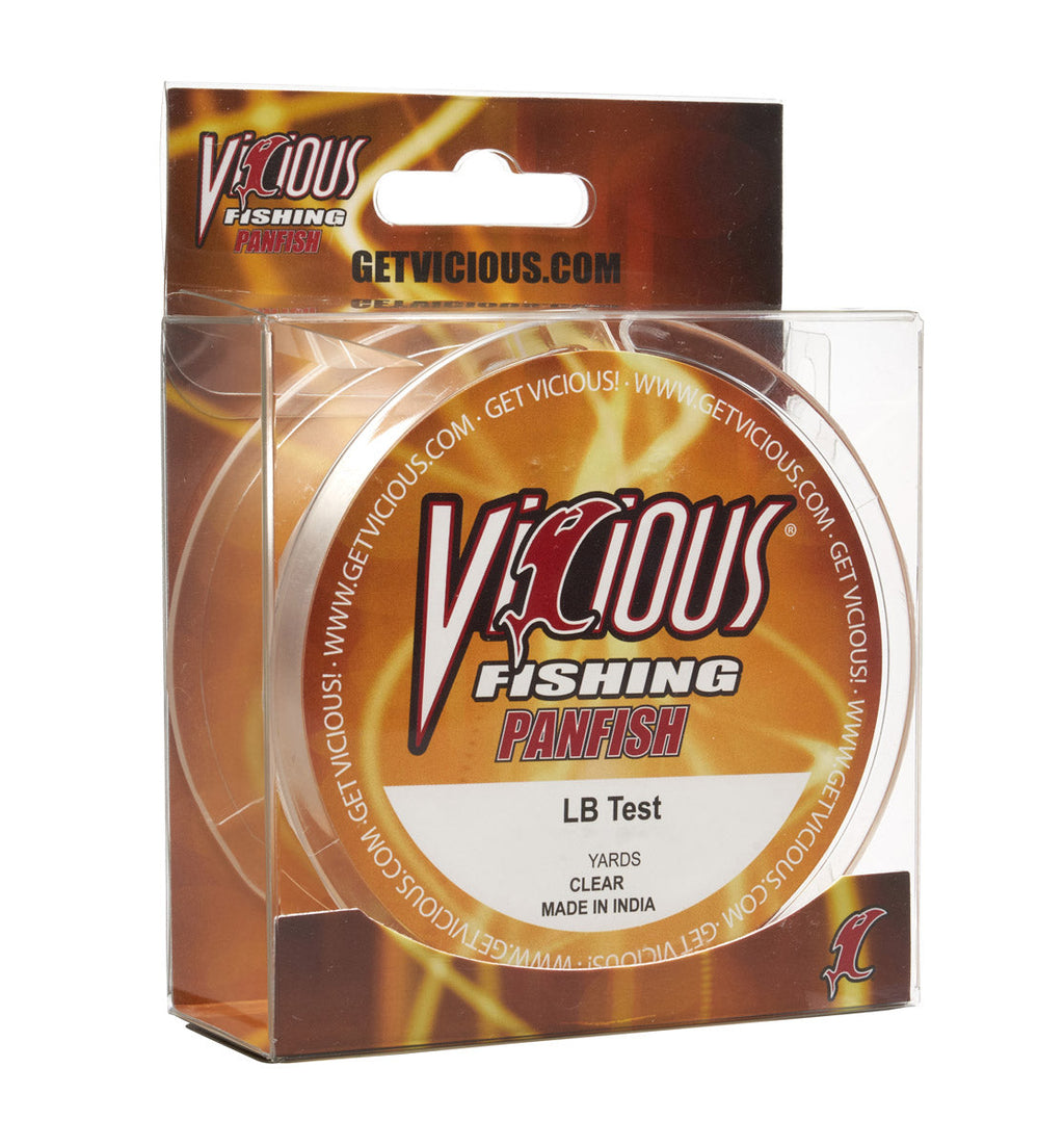 Vicious Panfish Clear Mono - 10 Lb Test