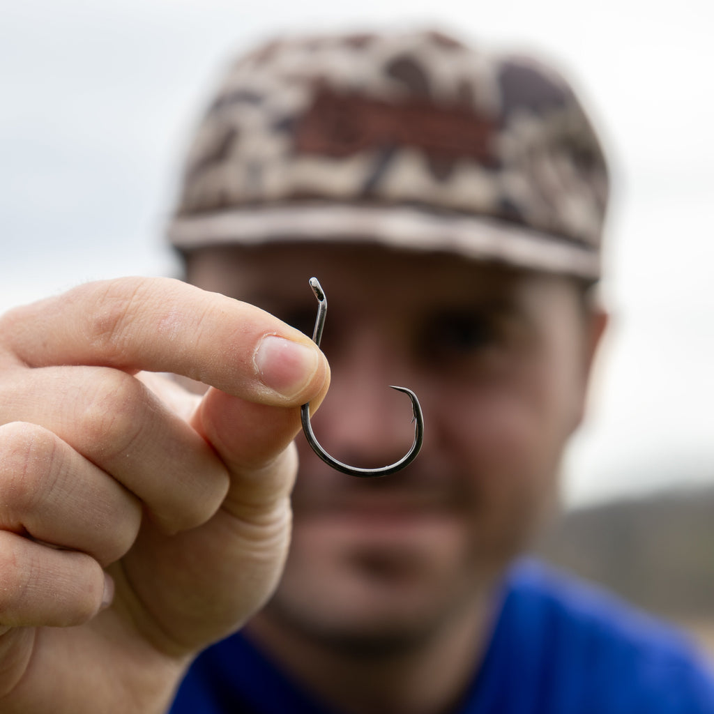 Reaction Tackle Heavyweight Catfish Circle Hooks - Offset Octopus Hooks (25 Pack)