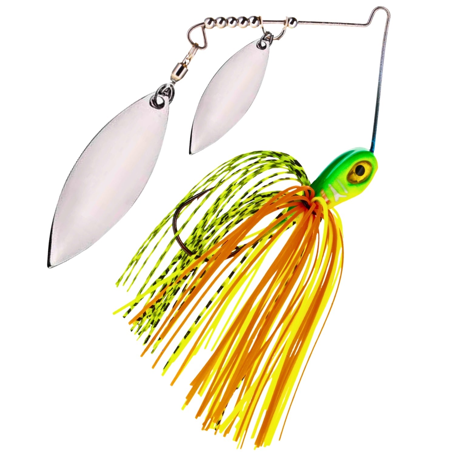 Reaction Tackle Tungsten Spinnerbait Jigs – 2-Pack, Double Willow Blade