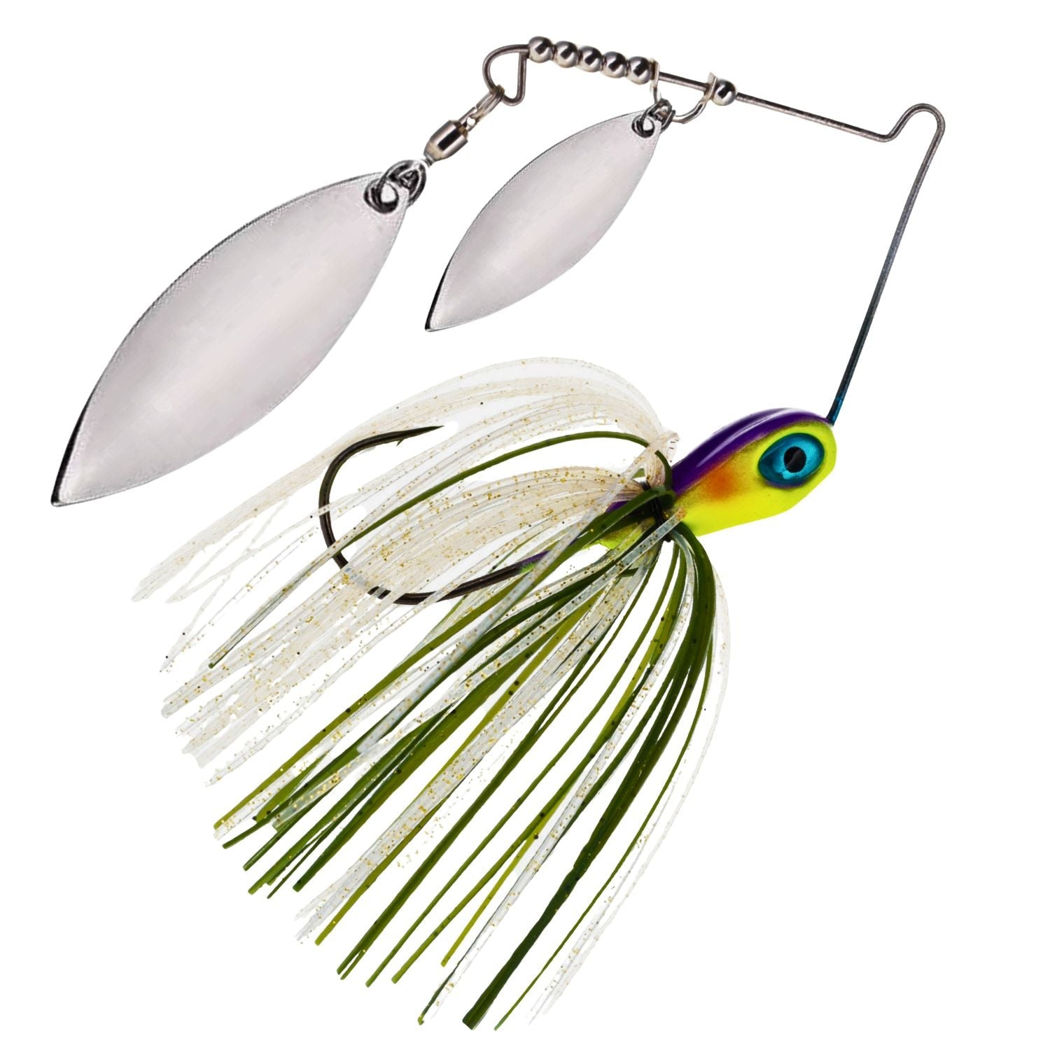 Reaction Tackle Tungsten Spinnerbait Jigs – 2-Pack, Double Willow Blade