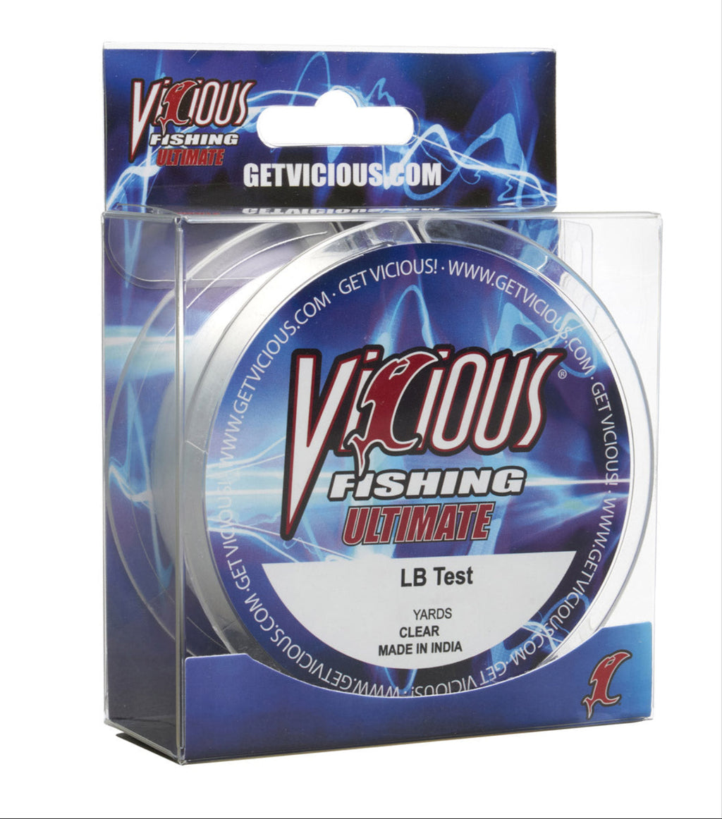 Vicious Ultimate Clear Mono - 6 Lb Test