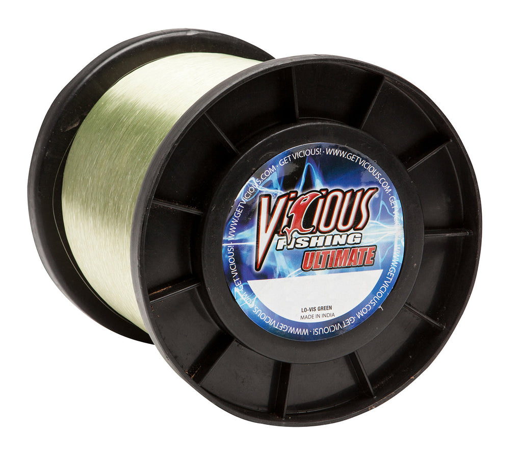 Vicious Ultimate Lo-Vis Green Mono - 10 Lb Test