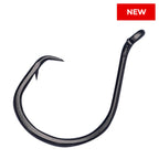 Reaction Tackle Heavyweight Catfish Circle Hooks - Offset Octopus Hooks (25 Pack)