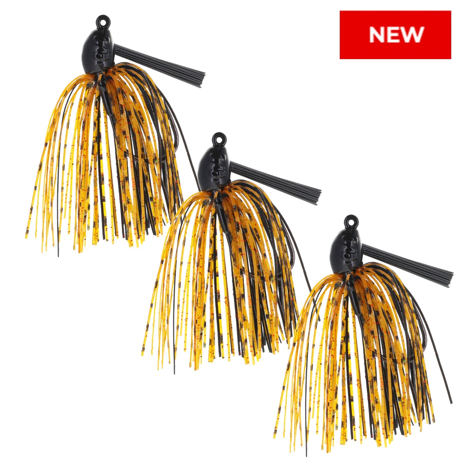 Reaction Tackle Lead Swim Jigs – Premium Weedless Bass Fishing Lures- 3 Pack