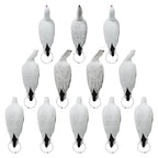 Rugged Series Full Body Snow Goose Touchdown Decoys 12-Pack