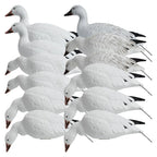 Rugged Series Full Body Snow Goose Touchdown Decoys 12-Pack