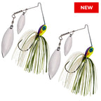 Reaction Tackle Tungsten Spinnerbait Jigs – 2-Pack, Double Willow Blade
